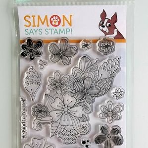 Simon Says Spring Flower Burst Clear Stamp Set